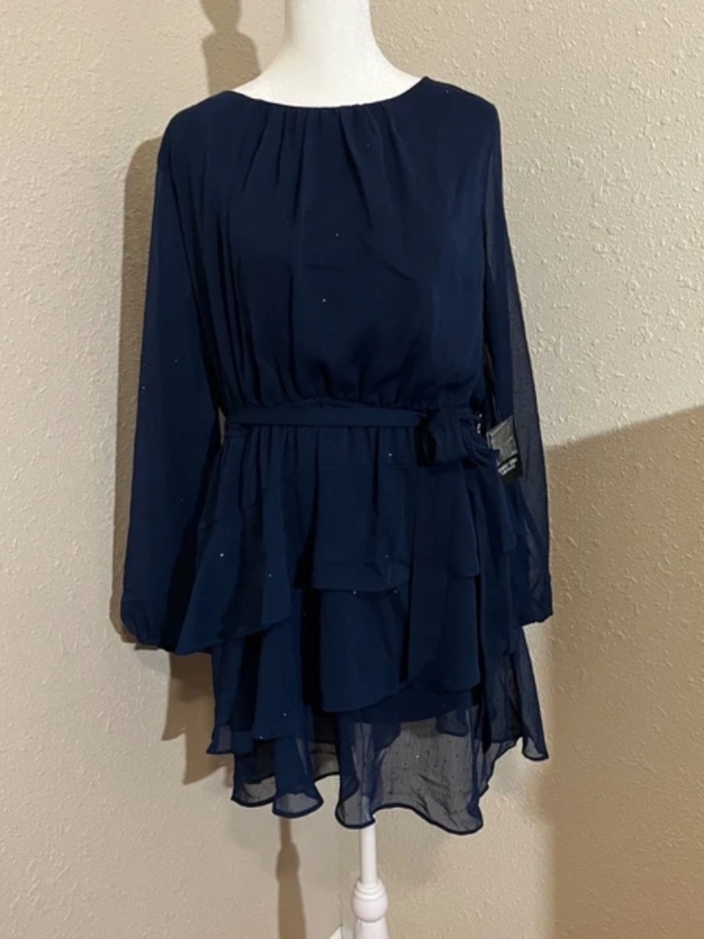 Simply Vera Tiered Chiffon Dress | XL
